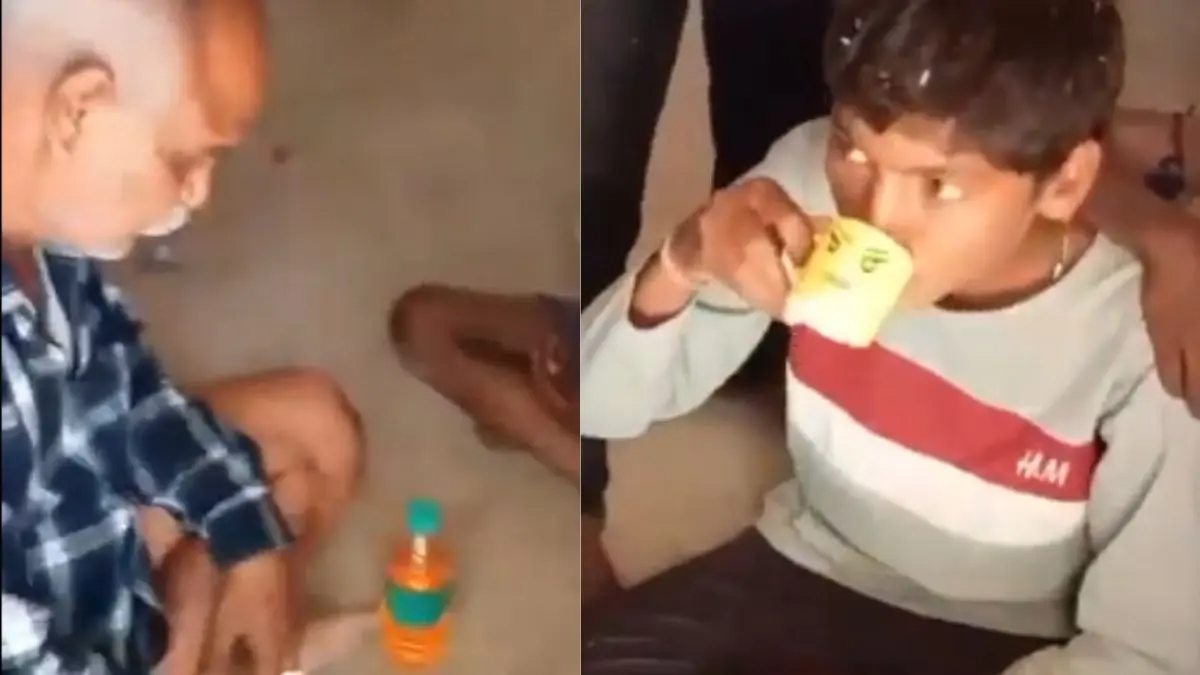 Madhya Pradesh Teacher Offers Alcohol to Minor Students in Viral Video, Faces Suspension Madhya Pradesh Teacher Offers Alcohol to Minor Students in Viral Video, Faces Suspension