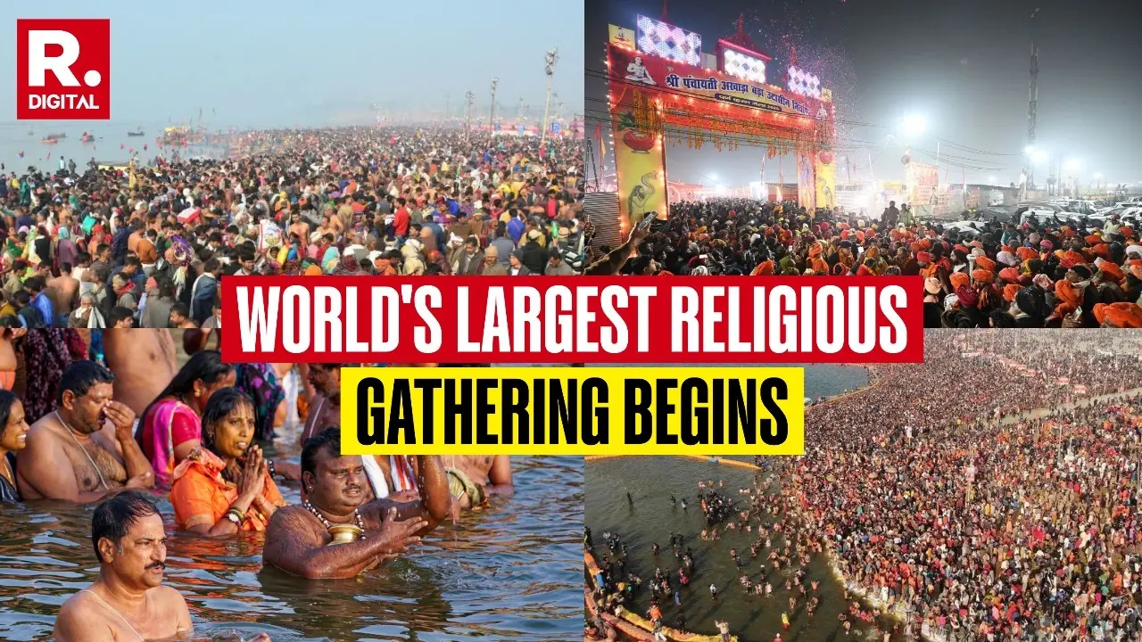 Searching for Moksha: Foreign Devotees Take Holy Dip at Maha Kumbh Maha Kumbh 2025