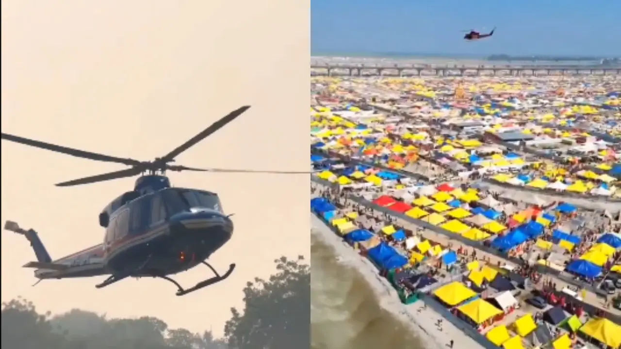 UP Tourism Halve Helicopter Ride Price Over Maha Kumbh Mahakumbh 2025