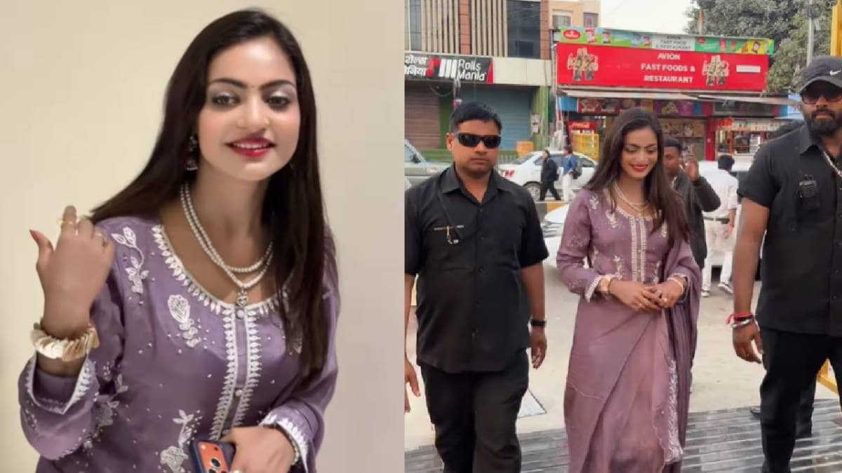 मोनालिसा के बदले ठाठ-बाट! बॉडीगार्ड्स के साथ पहुंचीं प्रयागराज, डेब्यू फिल्म के ट्रेलर लॉन्च इवेंट में हुईं शामिल