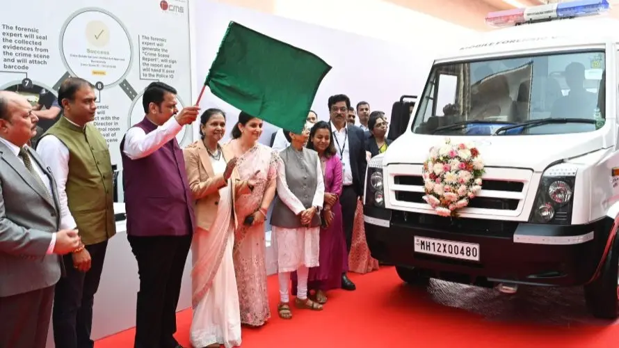 Maharashtra CM launches first mobile forensic van