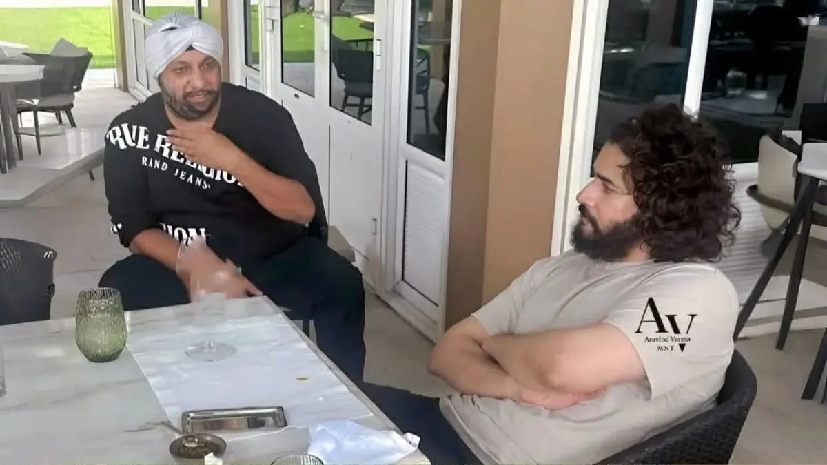 SSMB29 Photos Leak: Mahesh Babu Sports Curly Hair And Heavy Beard Look As He Resumes Shooting, Fans Call Actor 'Demi God' Mahesh Babu on the sets of SSMB29.