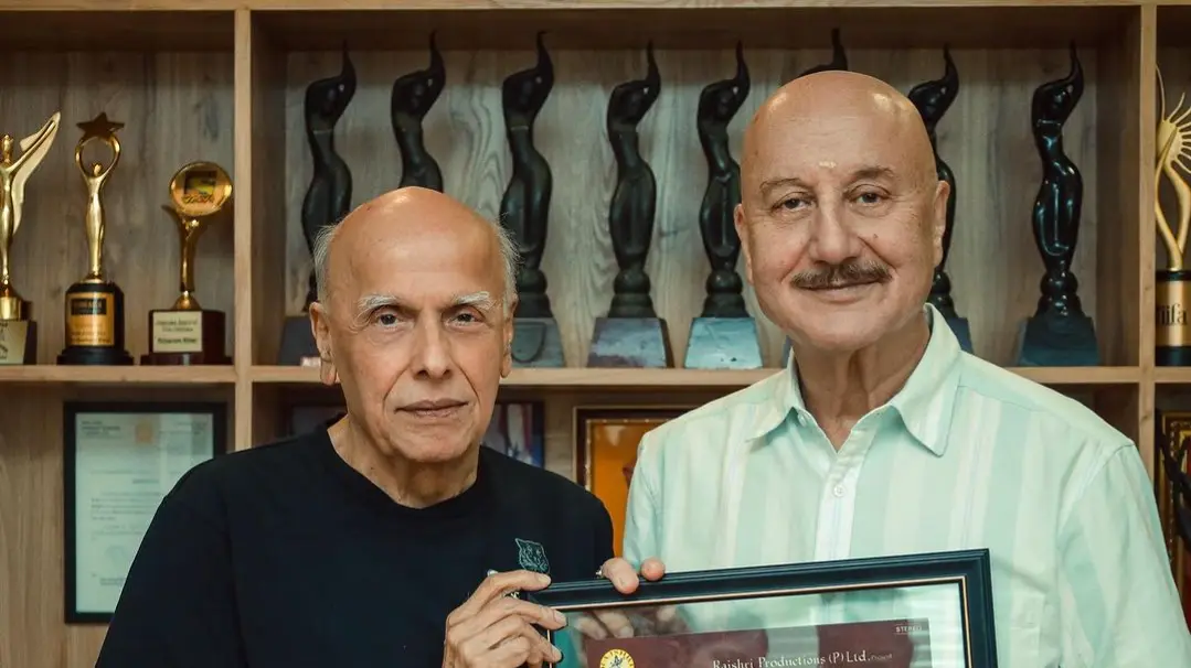 Mahesh Bhatt and Anupam Kher