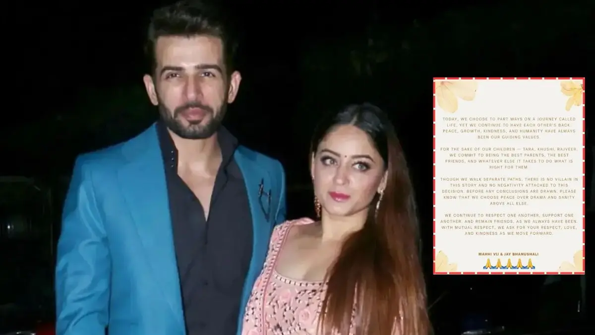 Mahhi Vij, Jay Bhanushali announce separation