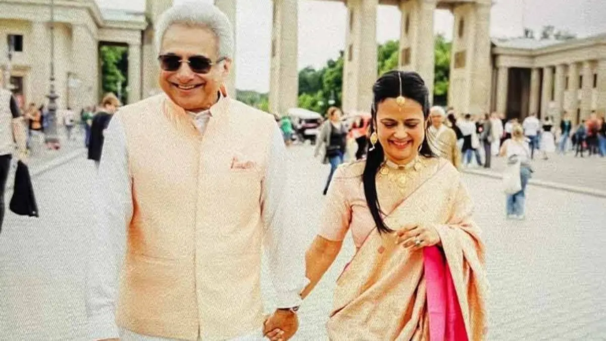 Mahua Moitra Ties Knot in Germany with Ex-BJD MP Pinaki Misra