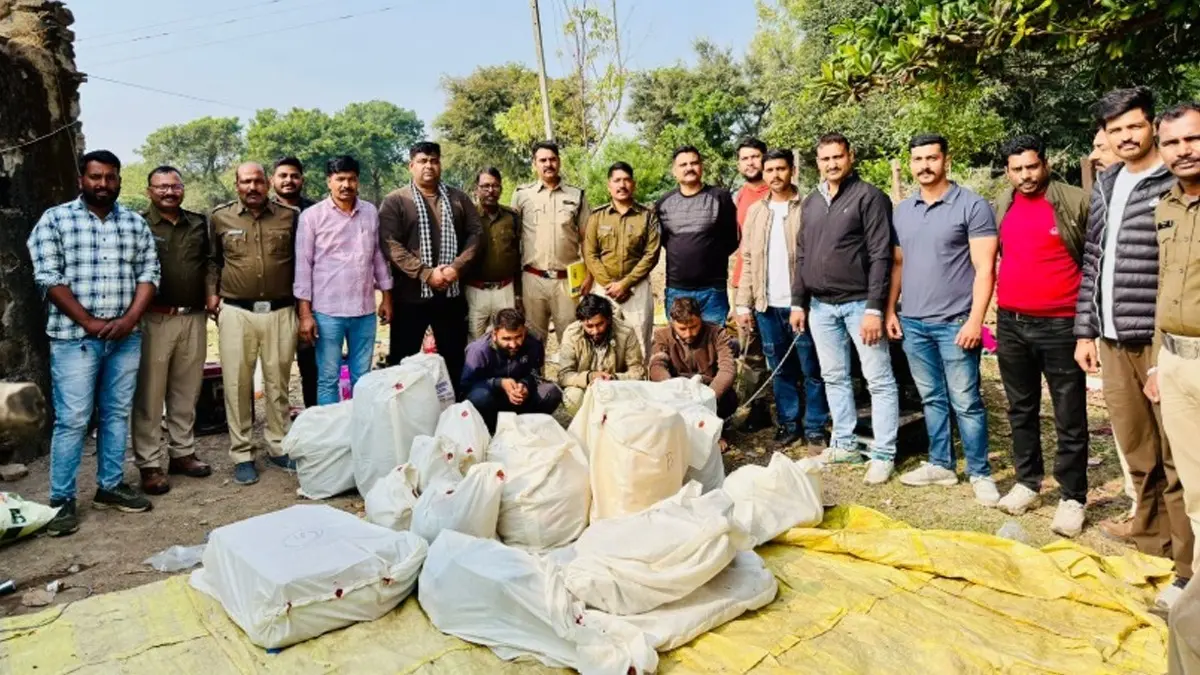 Major Drug Bust in MP's Neemuch: MD Worth Rs 30 Crore Seized, 3 Held