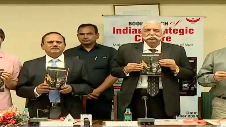 Maj Gen (Retired) GD Bakshi's New Book 'Indian Strategic Culture' Launched In Presence of Ajit Doval Major General GD Bakshi new book launched