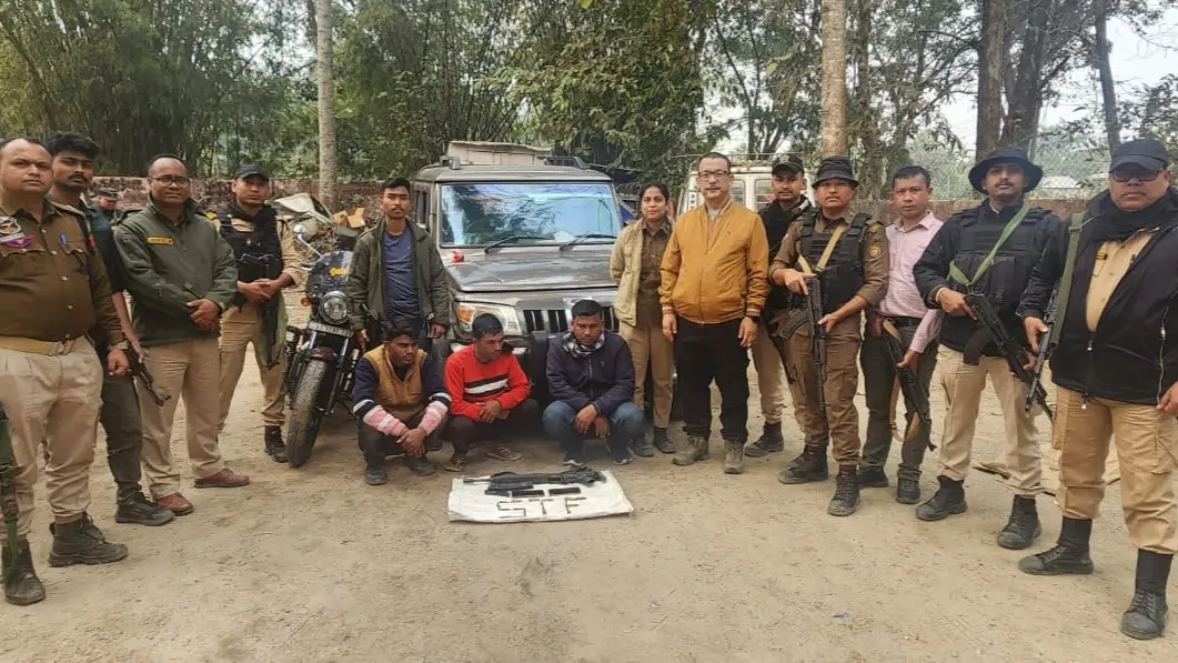 Major Raid Conducted by STF Assam Leads to Arrest of Illegal Arms Carriers and Recovery of Weapons