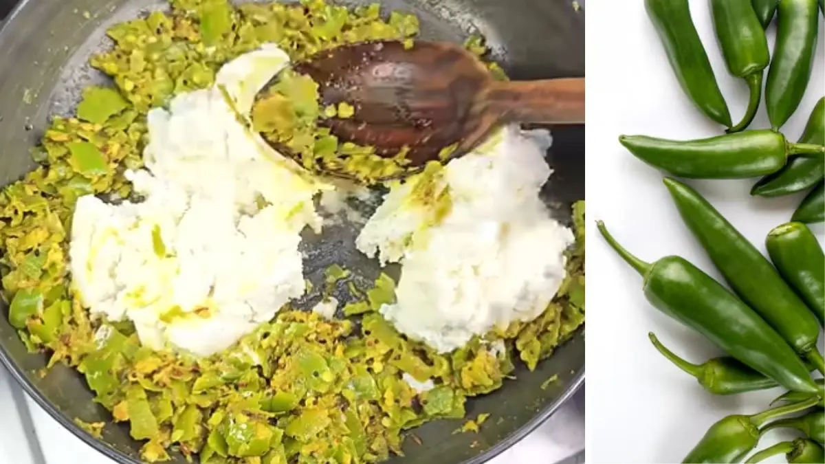 Malai aur Hari Mirch ki Sabzi
