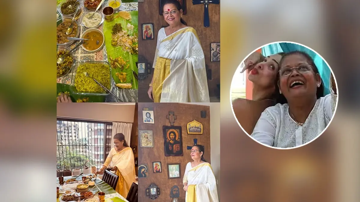 Malaika Arora celebrated Onam with her family