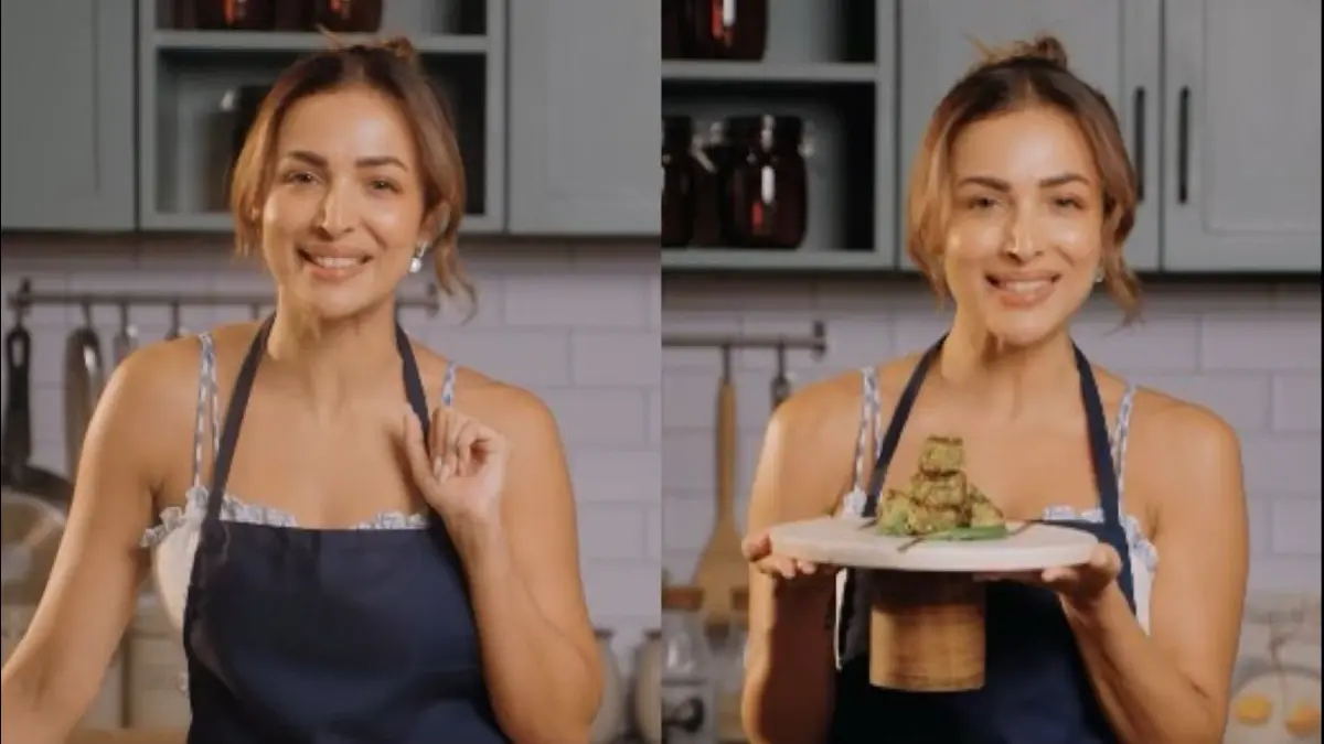 Malaika Arora cooks paneer thecha.