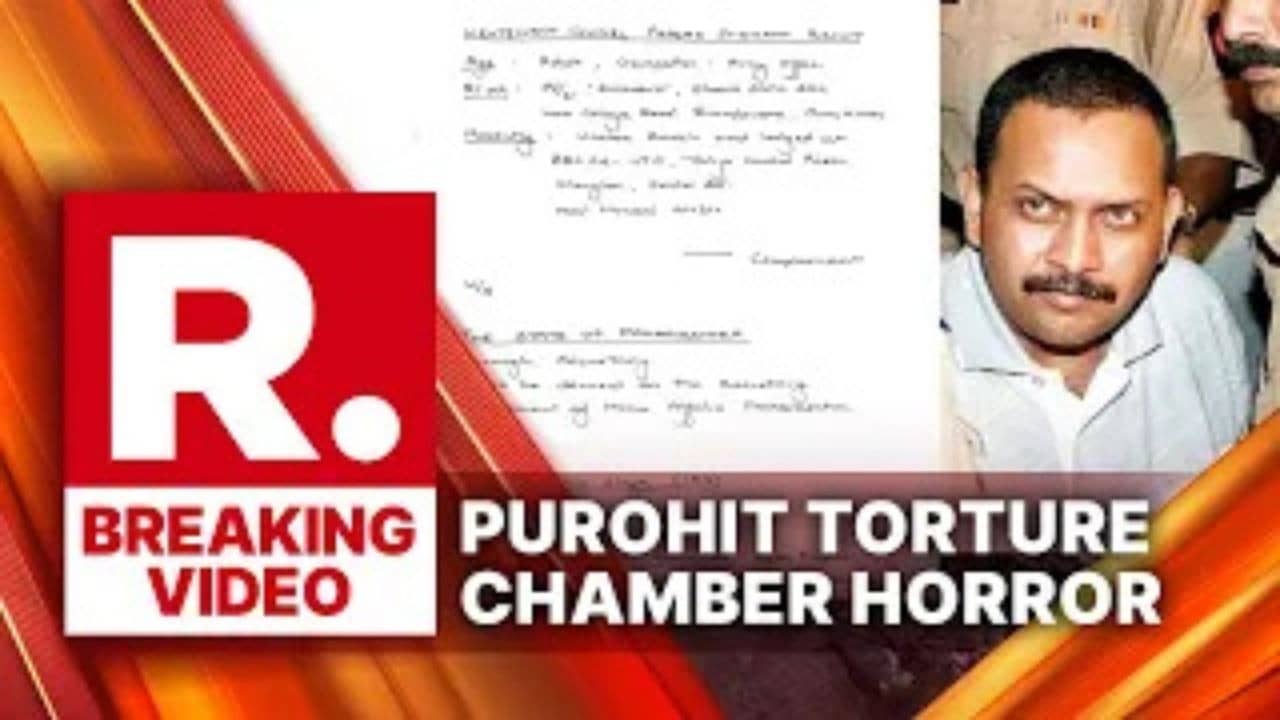 Purohit Alleges Torture in Malegaon Blast Case