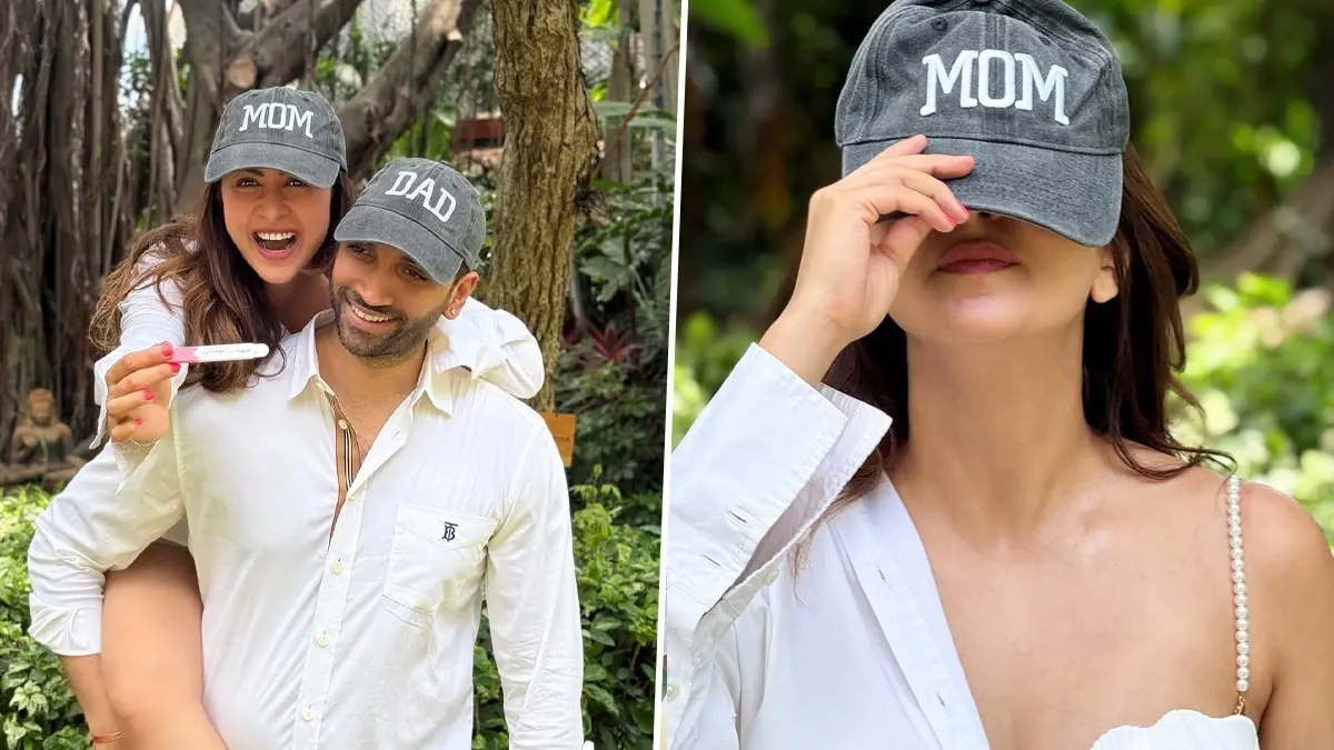 Malvika Raaj with husband Pranav Bagga.