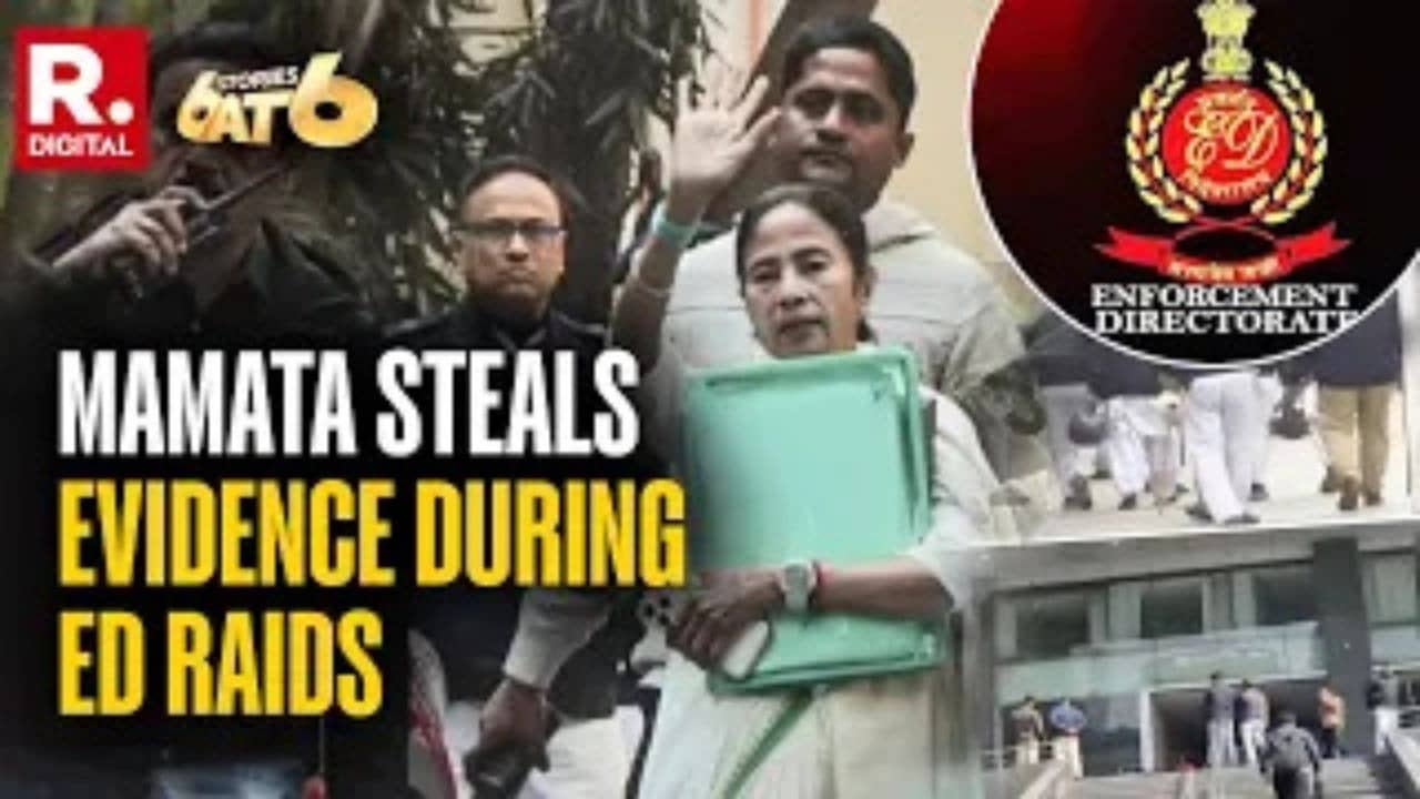 Mamata Intervenes in ED Raid, Leaves With Key Papers
