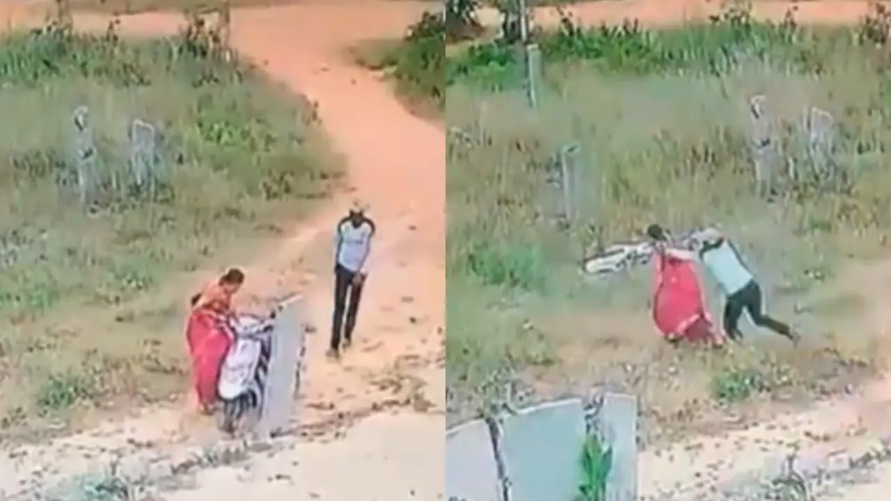 Man Assault A Woman And Snatch Her Necklace In Karnataka