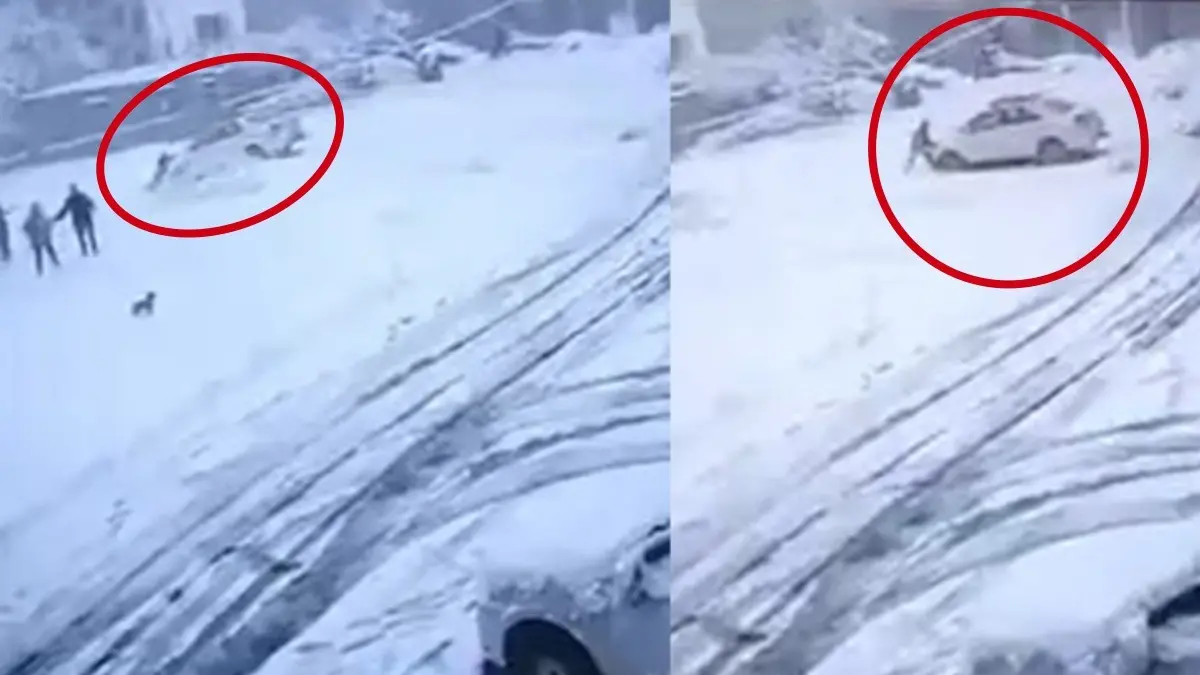 Man narrowly escapes death trying to save car