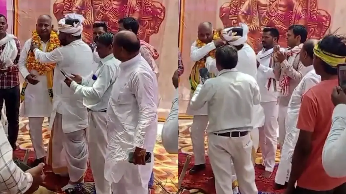man slapped president of suheldev swabhiman party mahendra rajbhar