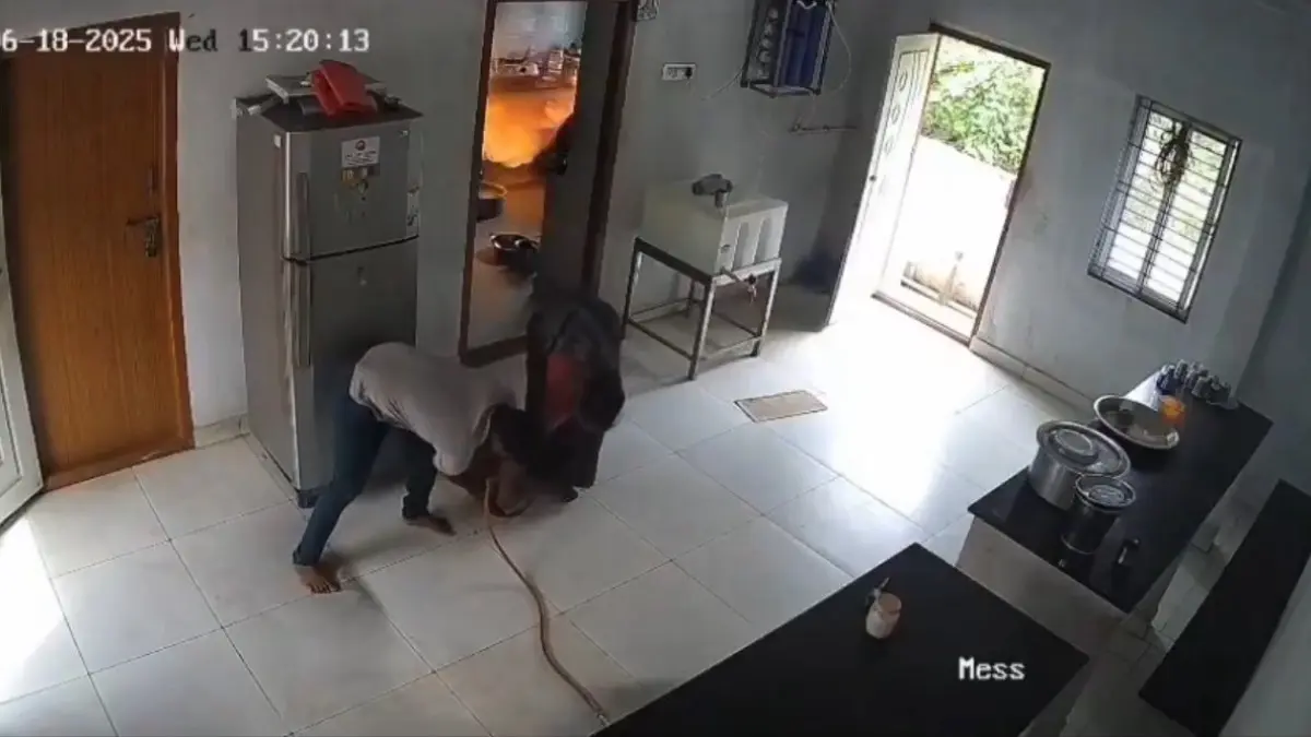 Man, Woman Escape as LPG Leak Triggers Blast in Kitchen