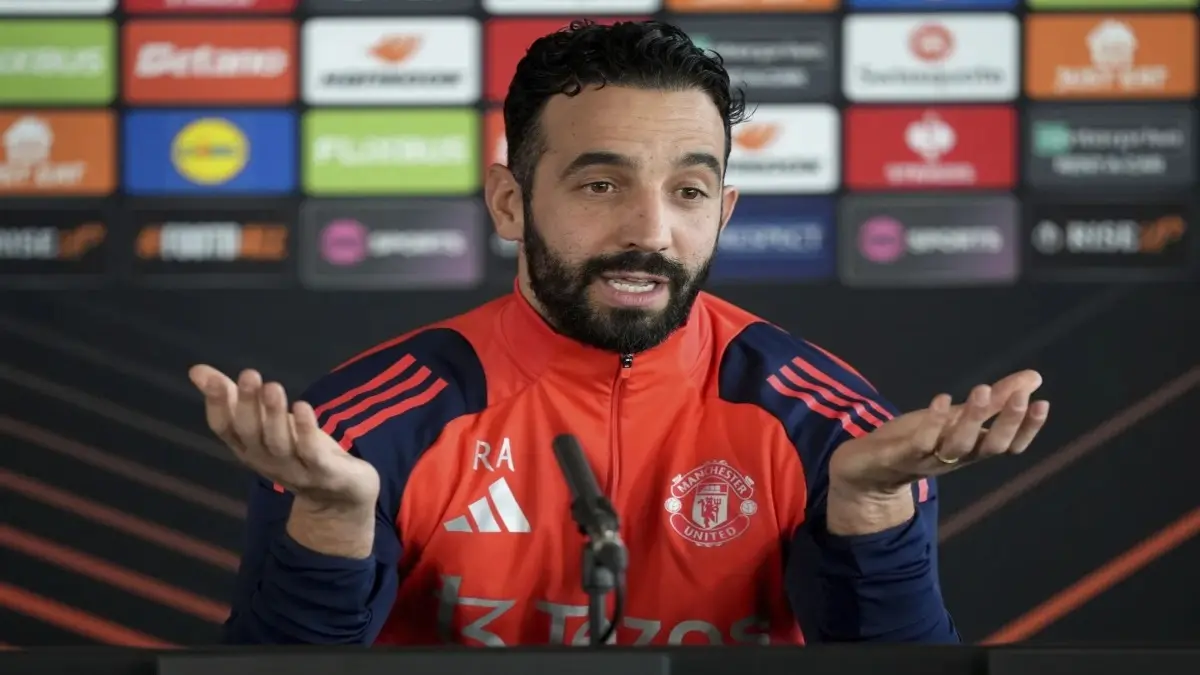 Manchester United manager Ruben Amorim