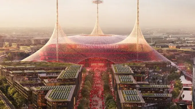 Manchester United Announce Grand Plans for New 100,000-Seater Stadium, Set To Leave Old Trafford Home in Future Manchester United new stadium