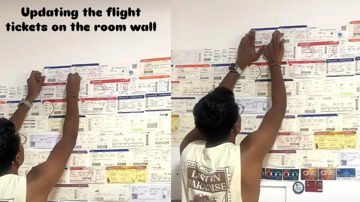 ‘Mandatory Ritual After Every Trip’: Bengaluru Man’s Boarding Pass Wall Leaves Netizens ‘Manifesting' ‘Mandatory Ritual After Every Trip’: Bengaluru Man’s Boarding Pass Wall Leaves Netizens ‘Manifesting'