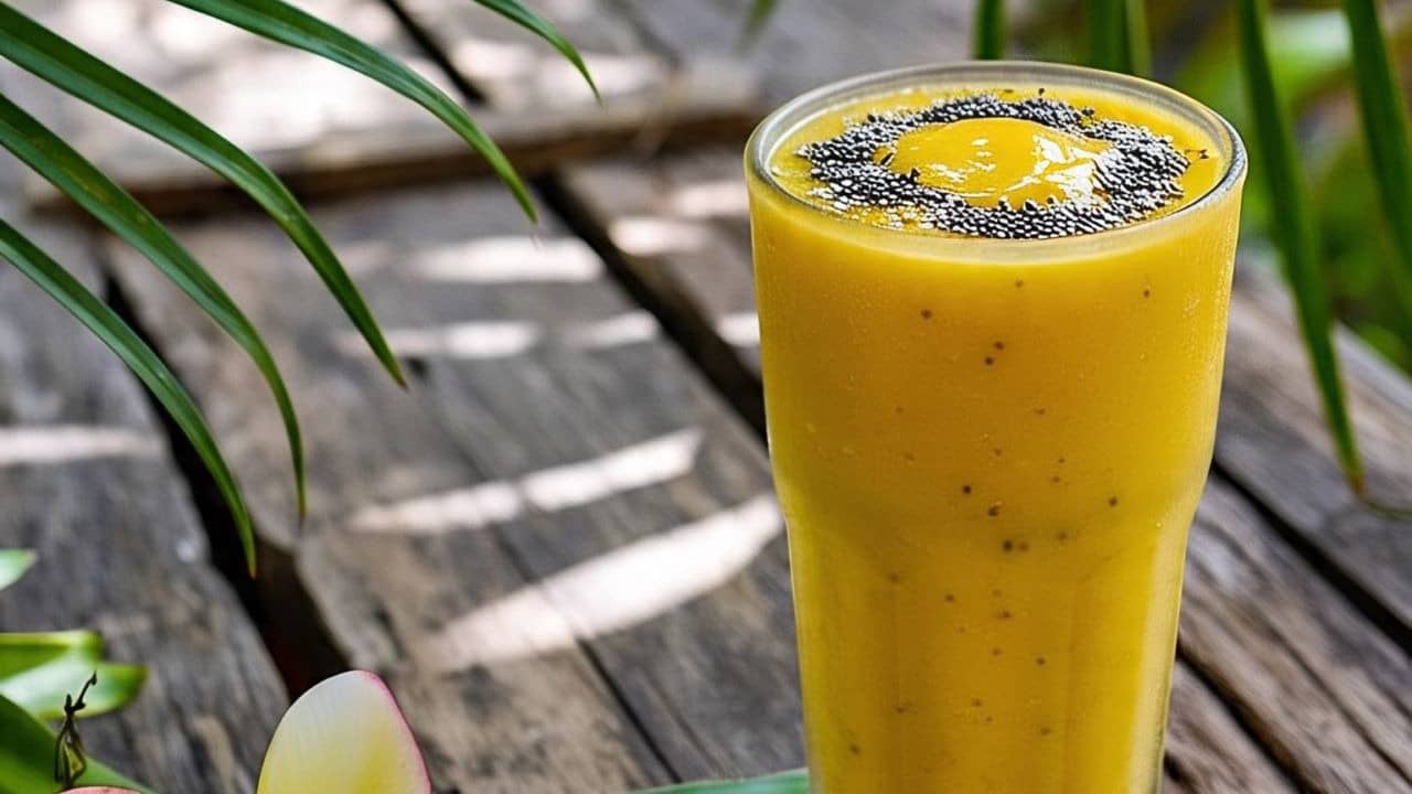 Mango Coconut with Chia seed