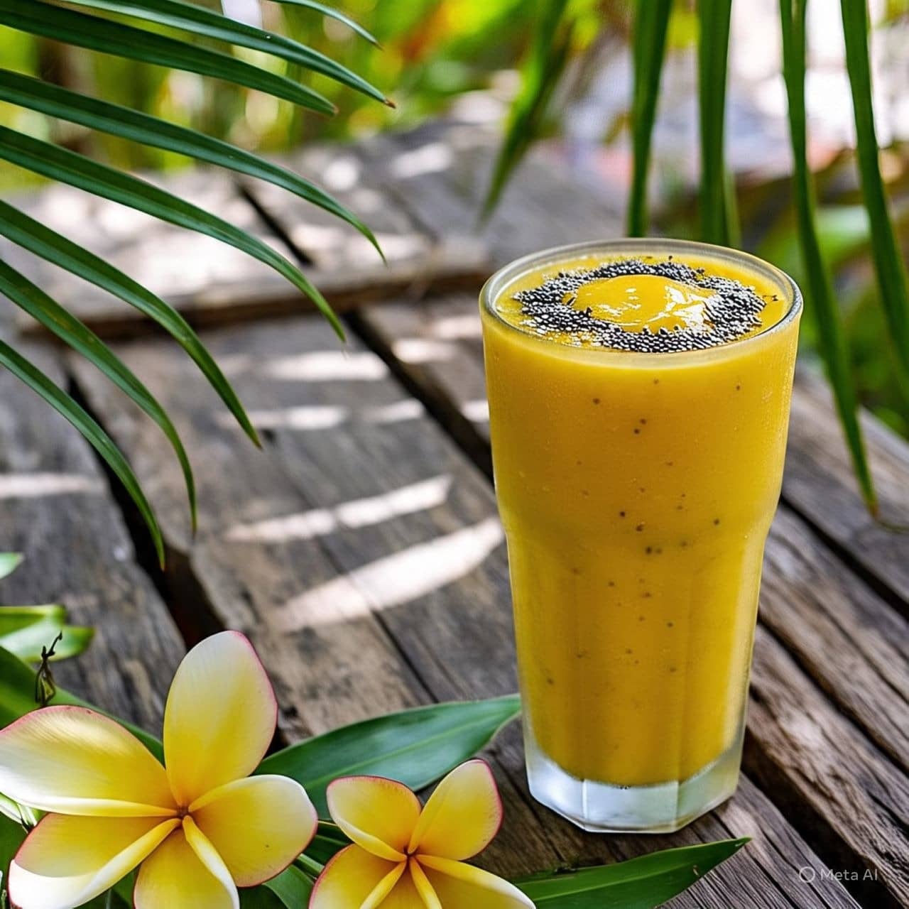 Mango Coconut with Chia seed