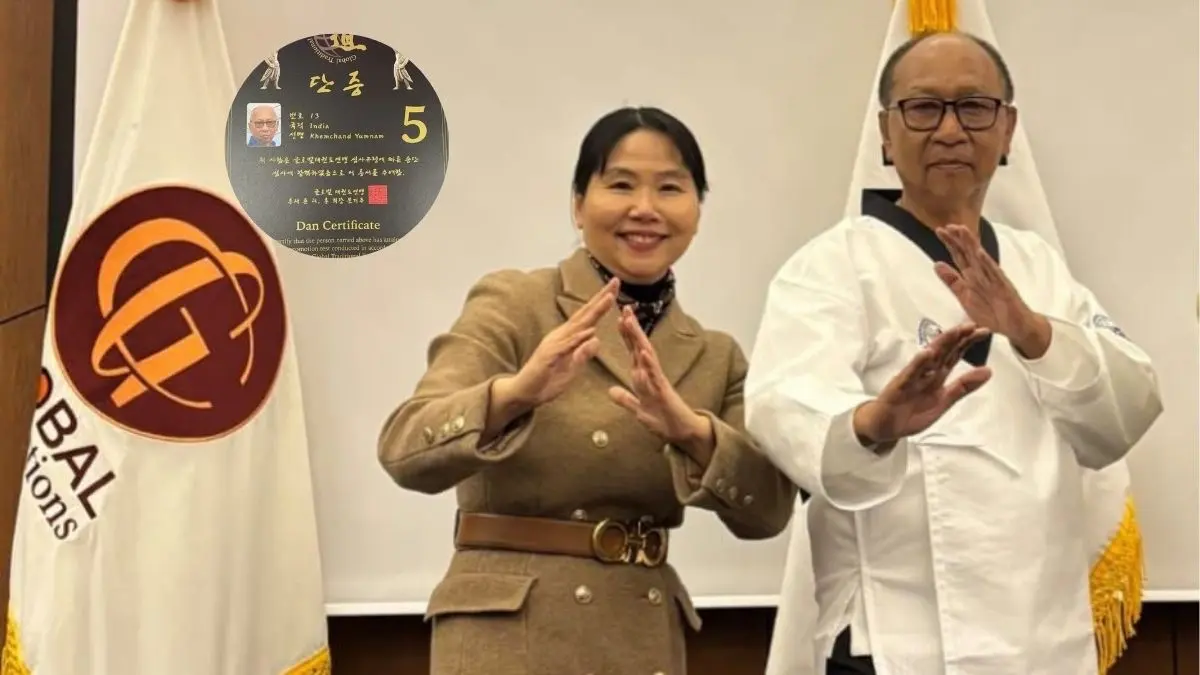 Manipur BJP Legislator Yumnam Khemchand Singh Becomes First Indian to Attain 5th Dan in Traditional Taekwondo