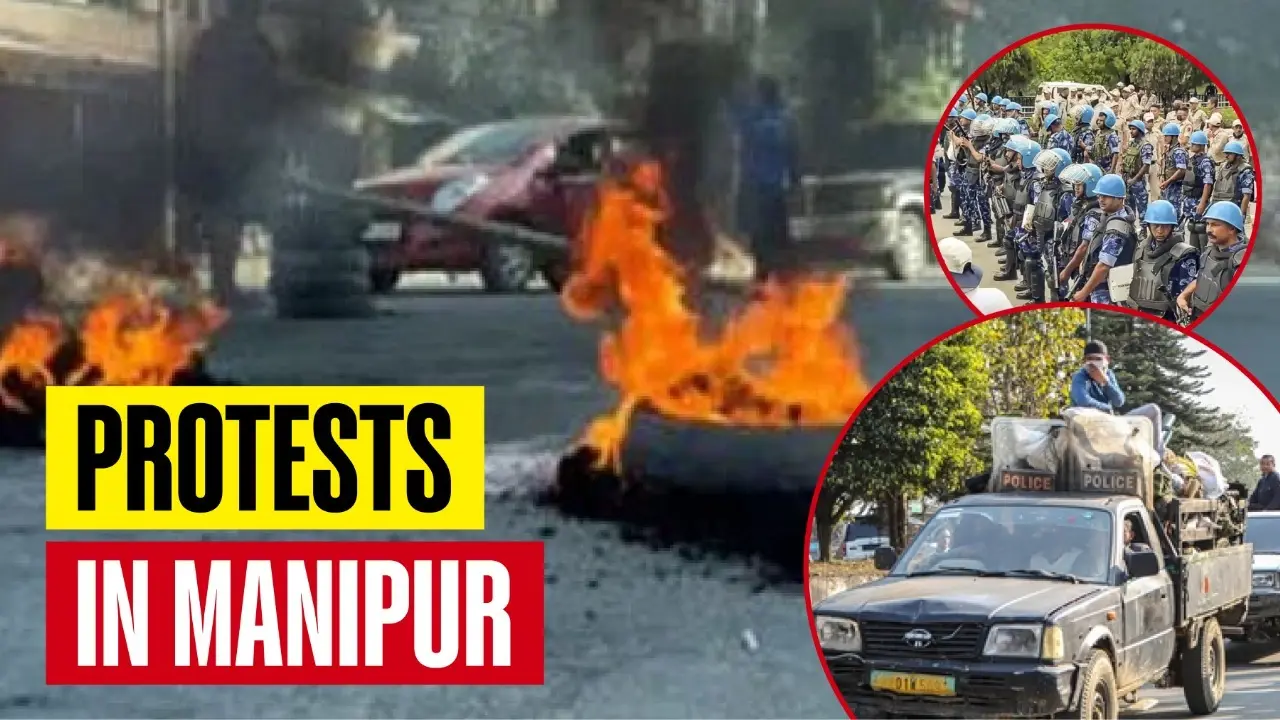 Manipur: Internet suspended amid violent protests, curfew imposed in Bishnupur
