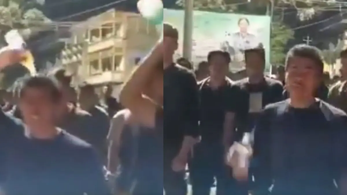 Manipur Protest Turns Tense as Protesters Threaten Self-Immolation, Pour Petrol on Themselves Manipur Protest Turns Tense as Protesters Threaten Self-Immolation, Pour Petrol on Themselves