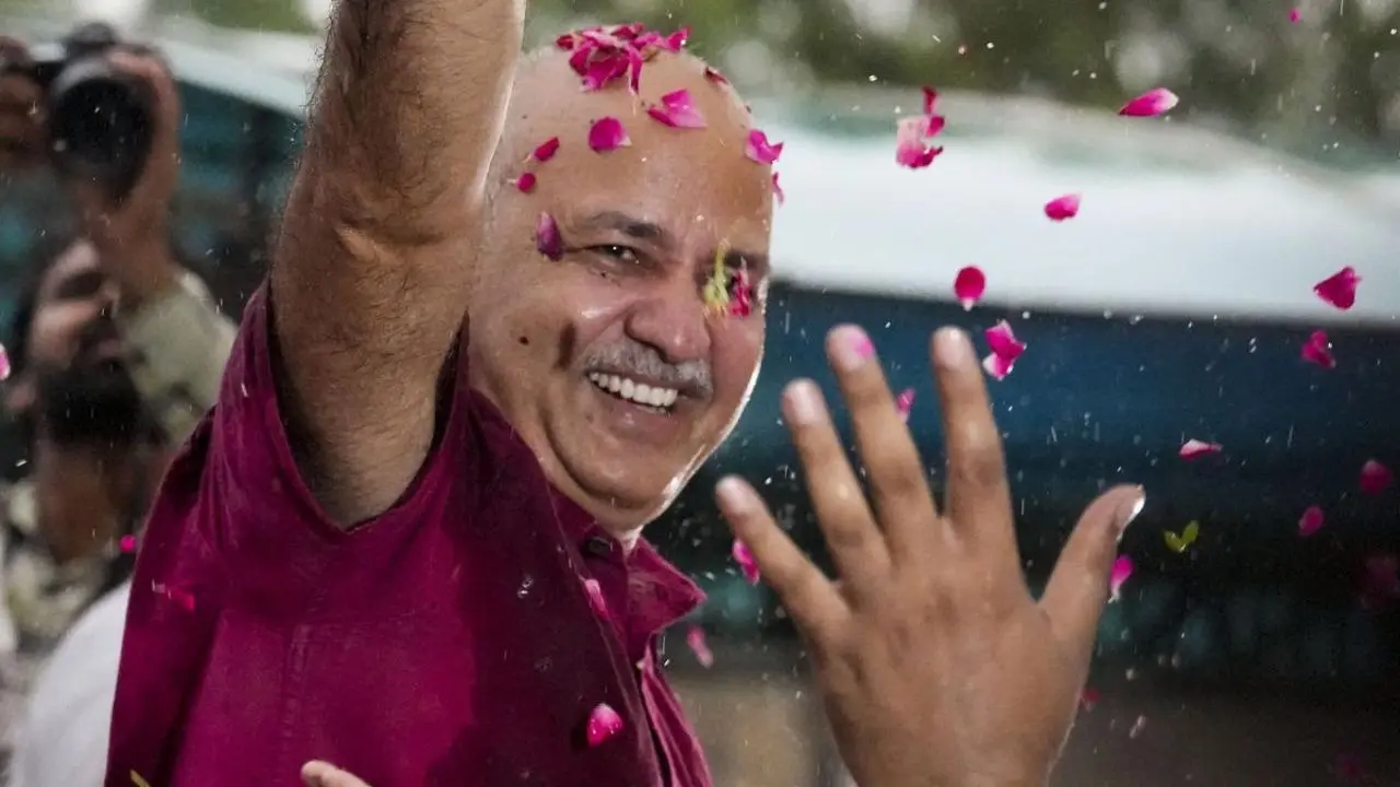 manish sisodia released from tihar jail delhi