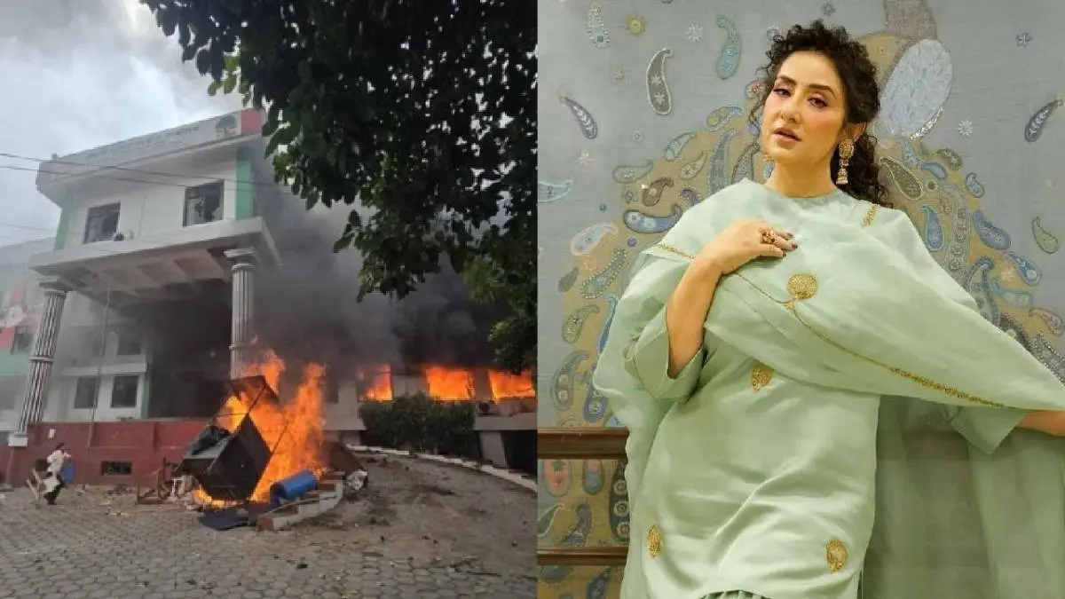 नेपाल हिंसा को देख टूटा मनीषा कोइराला का दिल, खून से लथपथ जूते की फोटो की शेयर, लिखा भावुक पोस्ट Manisha Koirala on Nepal Violence