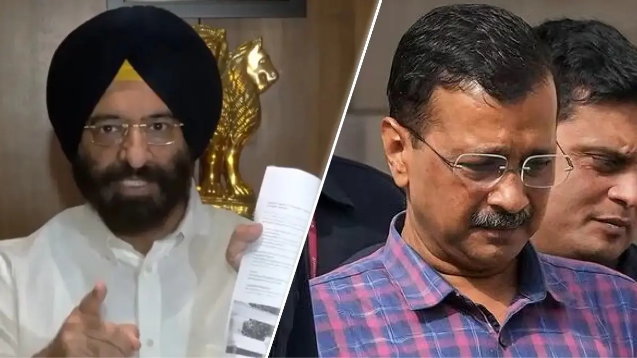 Manjinder Singh Sirsa & Arvind Kejriwal