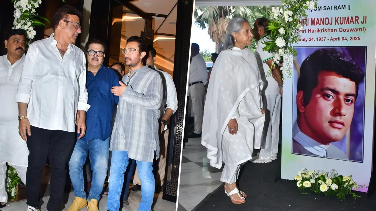 Manoj Kumar's funeral was organised a five star hotel in Mumbai