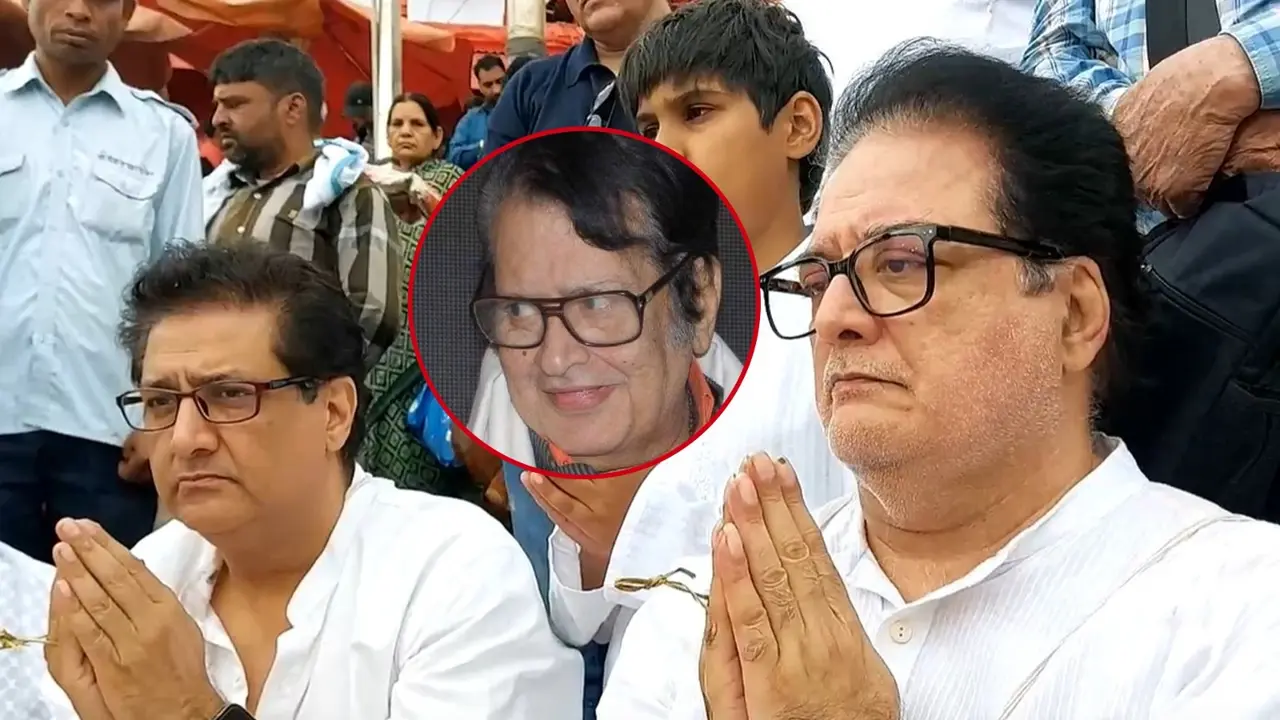 Manoj Kumar sons Kunal and Vishal perform final rituals in Haridwar