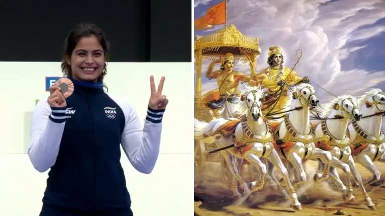 'In Gita, Krishna Says...': Manu Bhaker Credits Bhagavad Gita for Bronze Medal Win at Olympics Manu Bhaker
