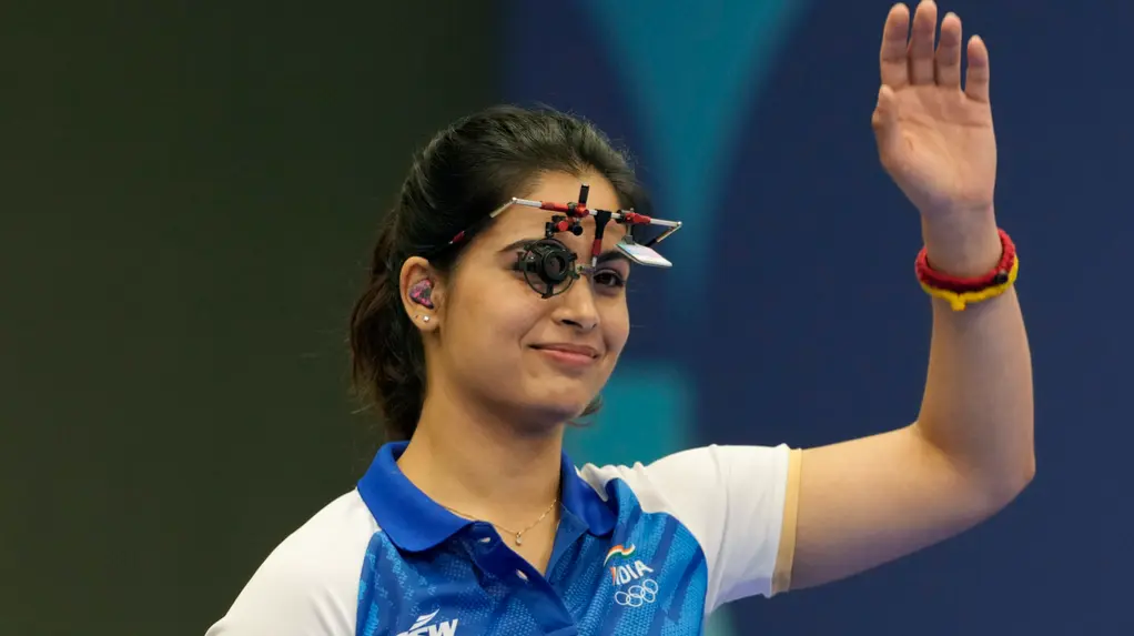 shooter manu bhaker reached paris again from india