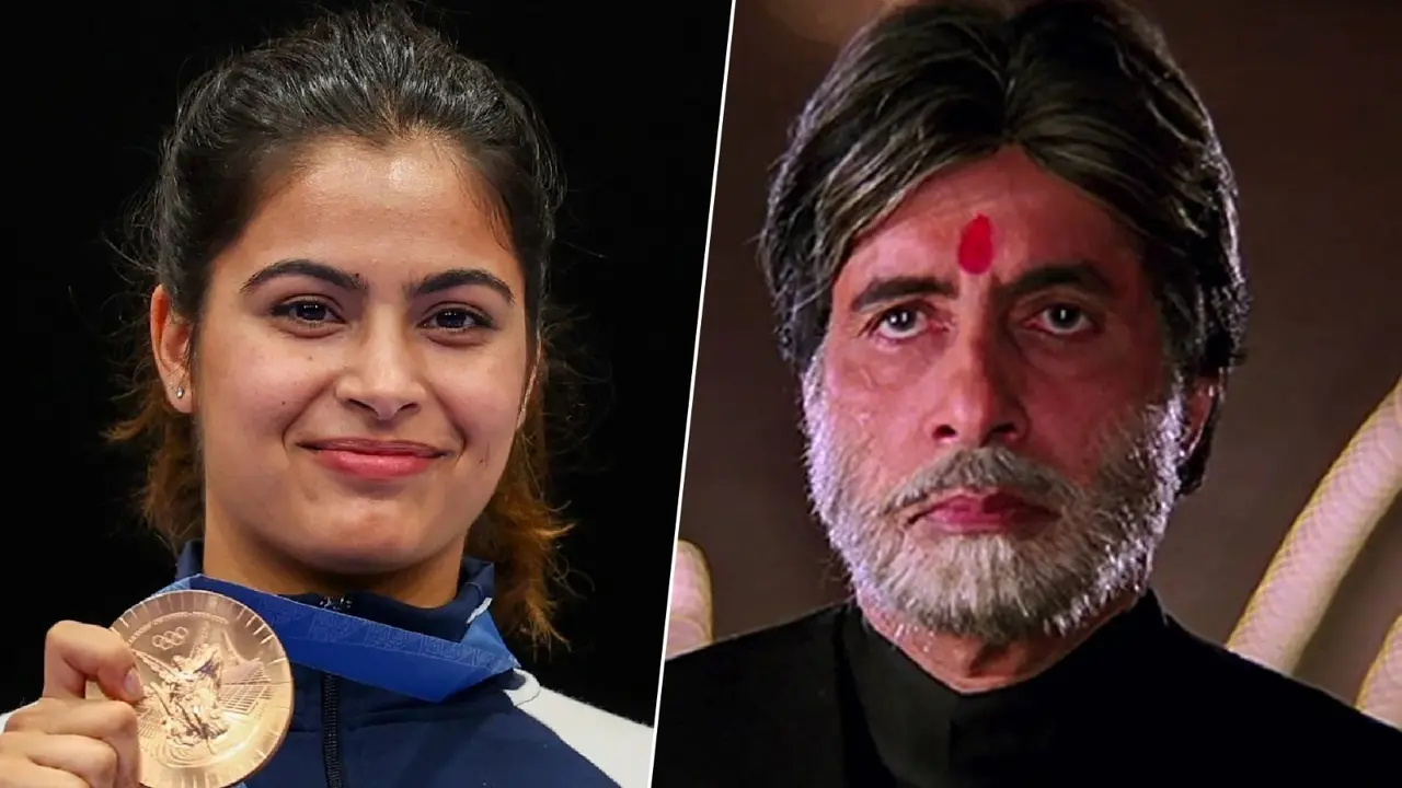 Manu Bhaker Recreates Amitabh Bachchan's Iconic 'Parampara, Pratishtha, Anushasan' Dialogue On KBC Manu Bhaker on KBC 16