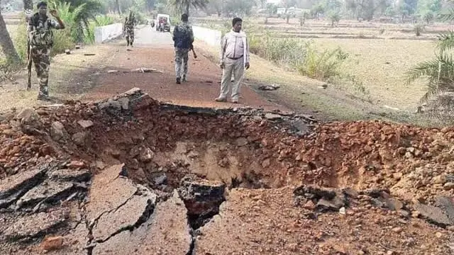 MaoistS Attack on Security Vehicle in Chhattisgarh's Bijapur Leaves 9 Dead Maoist attack