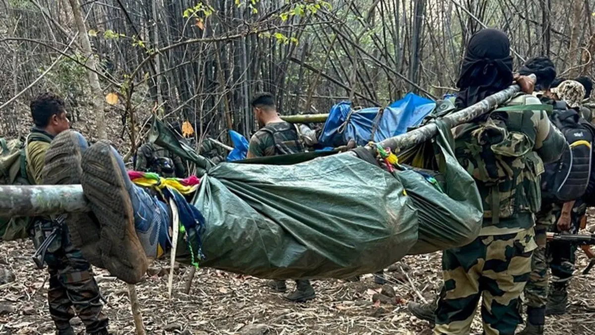 Maoist Encounter In Chhattisgarh's Bijapur: Security Forces Neutralise 4 Maoists, Recover Huge Cache Of Weapons