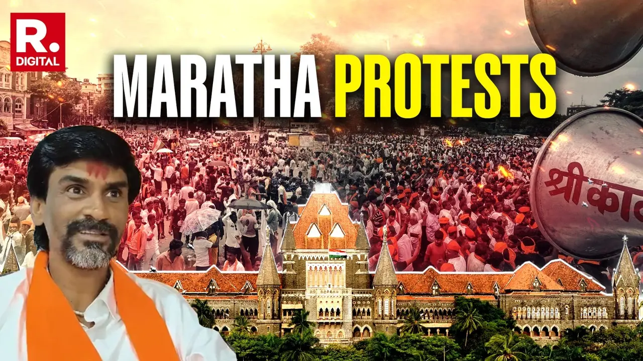 Protests Over Maratha Reservation: Bombay HC Asks Manoj Jarange Patil To Leave Azad Maidan, Police Arrives Following Directive Maratha Quota Stir: Court Asks Manoj Jarange To Leave Azad Maidan By 3 PM