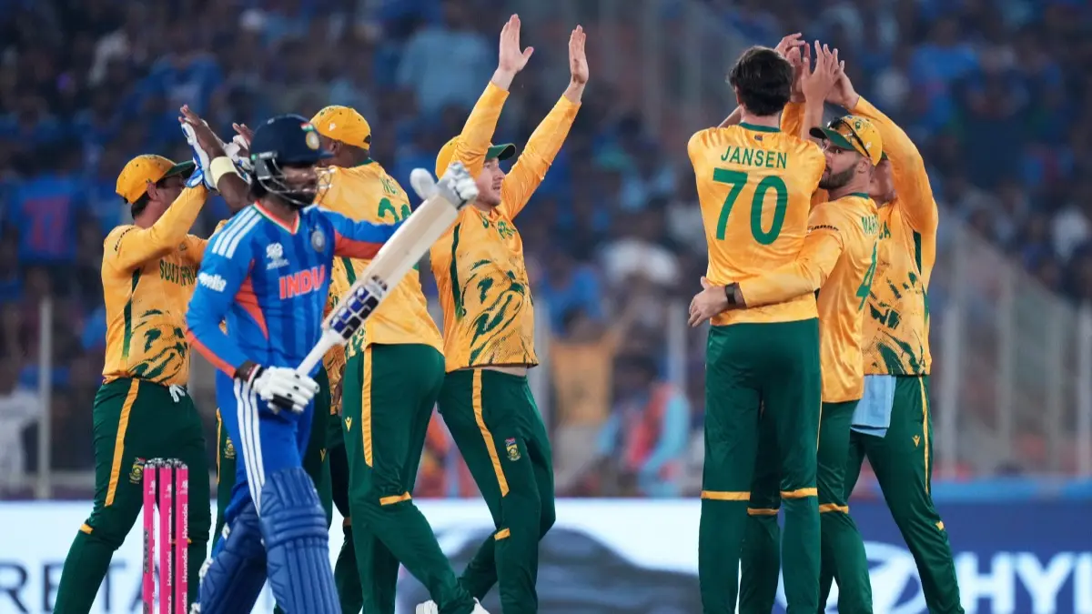 Team India's Historic Win Streak Wiped Out; Defending Champs Lose to South Africa by 76 Runs In Super 8 Clash Marco Jansen