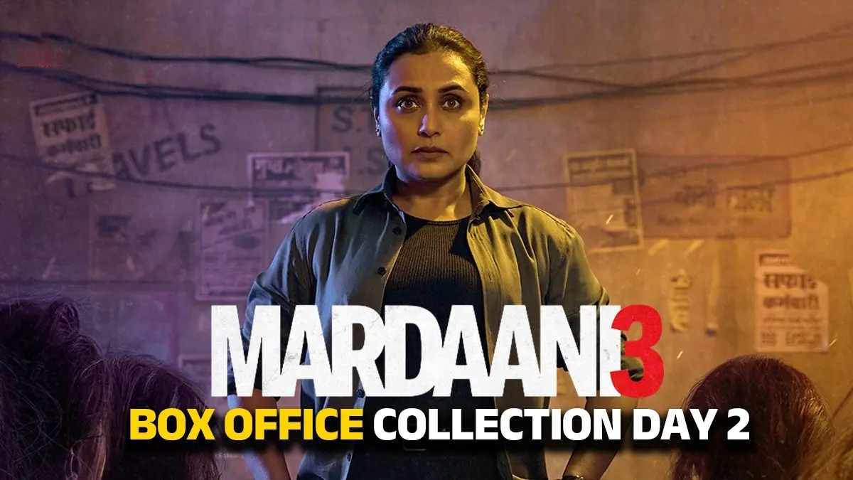 Mardaani 3 Box Office: 'बॉर्डर 2' के तूफान के बीच सीना ताने खड़ी है 'मर्दानी 3', दूसरे दिन किया बड़ा कमाल, इतने करोड़ पहुंची कमाई mardaani 3 box office collection day 2 starring rani mukerji