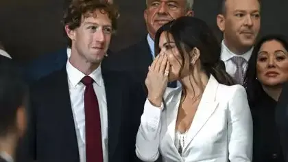 Mark Zuckerberg and Lauren Sanchez
