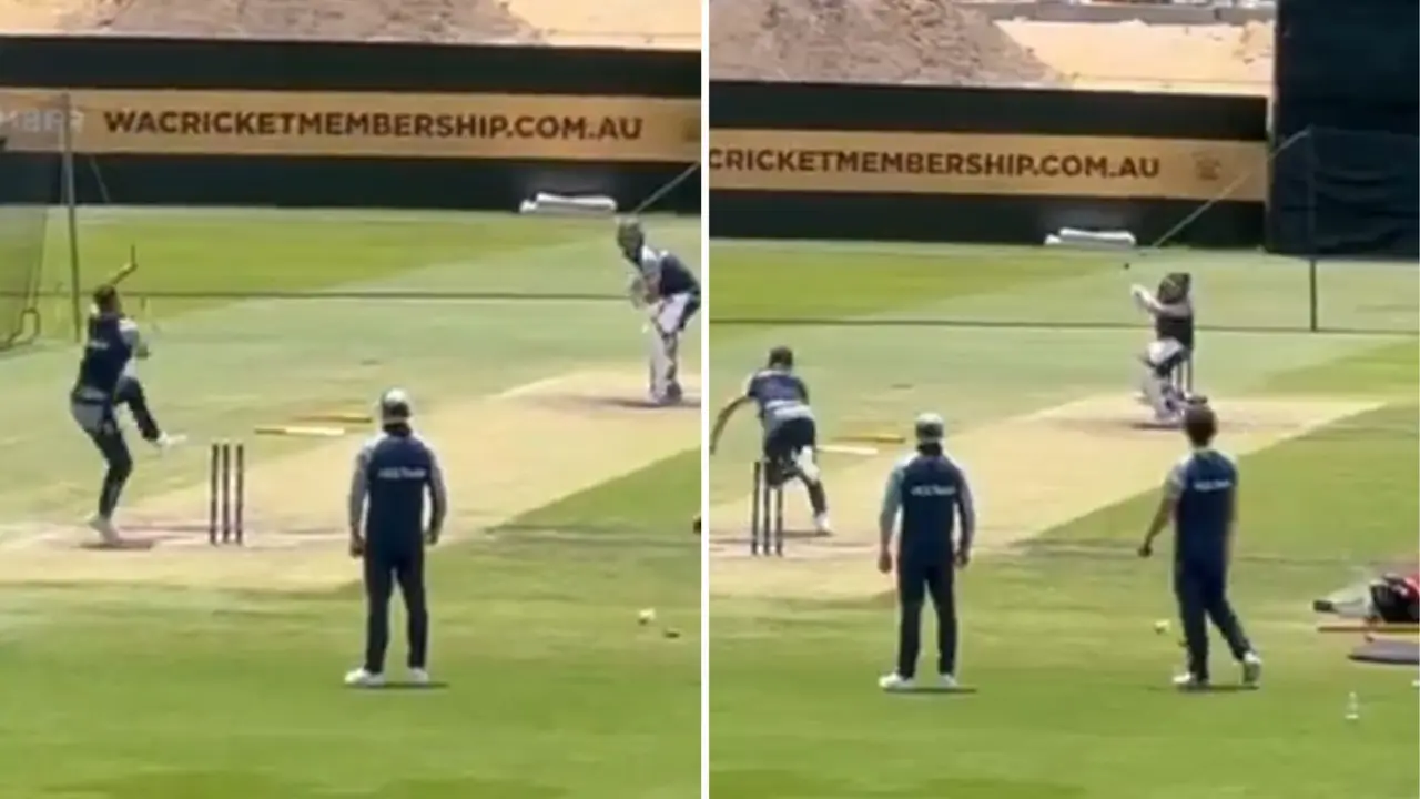 Marnus Labuschagne Rattles Pat Cummins With Fiery Bouncer, Warns India Ahead Of 1ST BGT Test Marnus Labuschagne rattles Pat Cummins with fiery bouncer