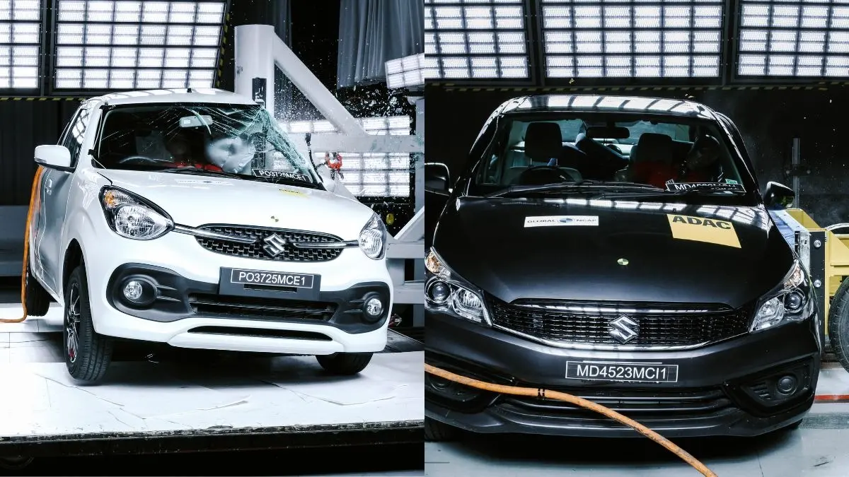 Maruti Suzuki Celerio and Ciaz Crash tested