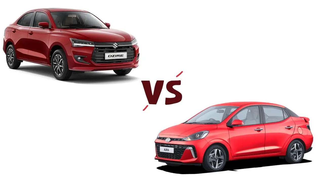 Maruti Suzuki Dzire vs Hyundai Aura