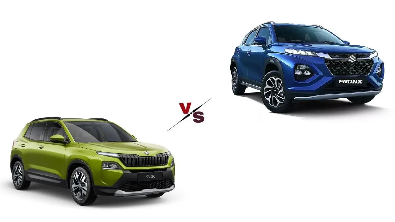 Maruti Suzuki Fronx vs Skoda Kyalq