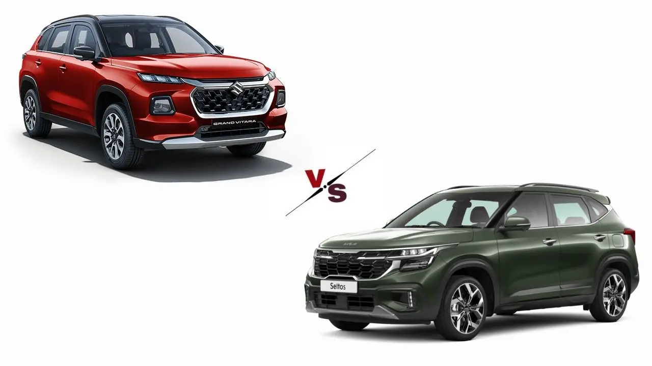 Maruti Suzuki Grand Vitara vs Kia Seltos: Which One to Pick Under ₹20 Lakh in India? Maruti Suzuki Grand Vitara vs Kia Seltos