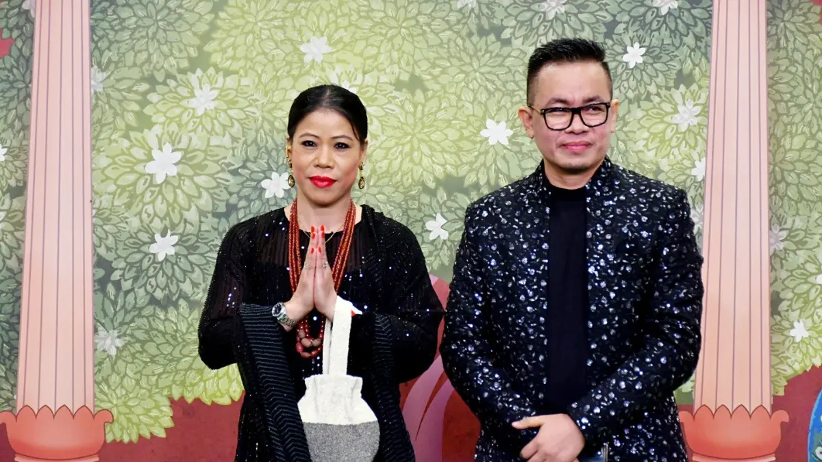Mary Kom and Onkholer Kom